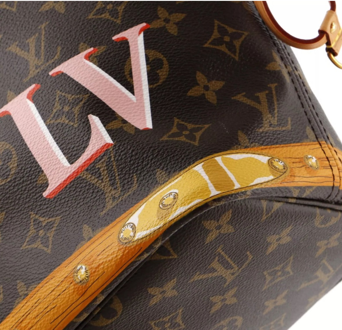 LOUIS VUITTON LIMITED EDITION SUMMER TRUNK NEVERFULL MM
